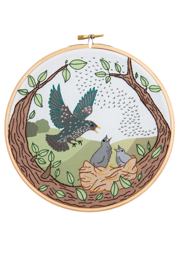 Starling Song Embroidery Kit