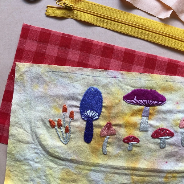 Mushrooms Stick & Stitch Embroidery Patterns