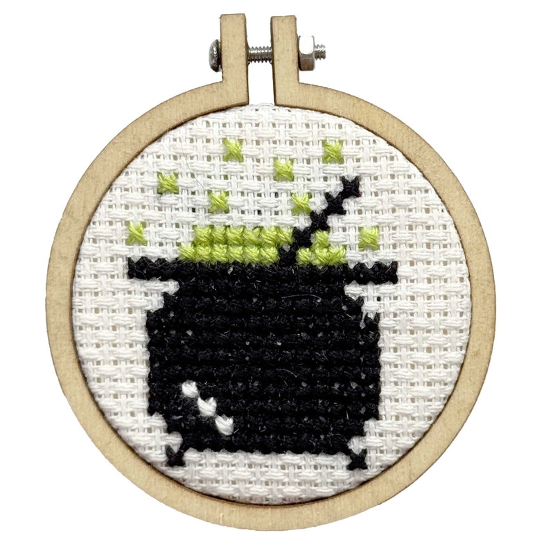 Mini Matchbox Cross Stitch Kit - Let's Stir Things Up!