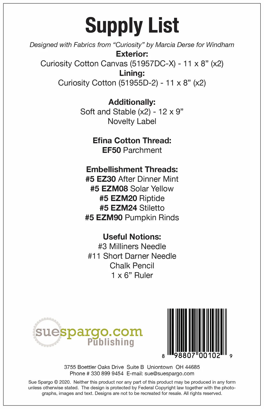 Stitched Storage Pod Sewing Pattern