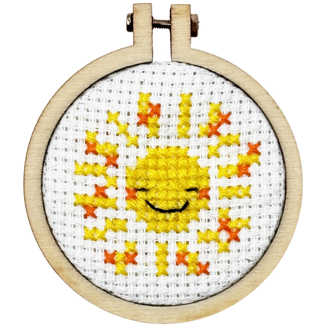 Mini Matchbox Cross Stitch Kit - You Are My Sunshine