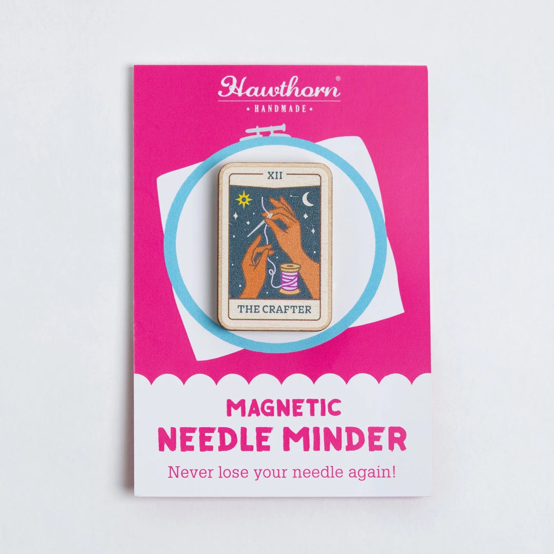 The Crafter Tarot Card Wooden Needle Minder