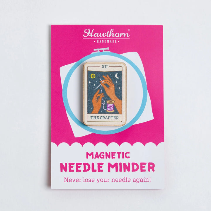 The Crafter Tarot Card Wooden Needle Minder