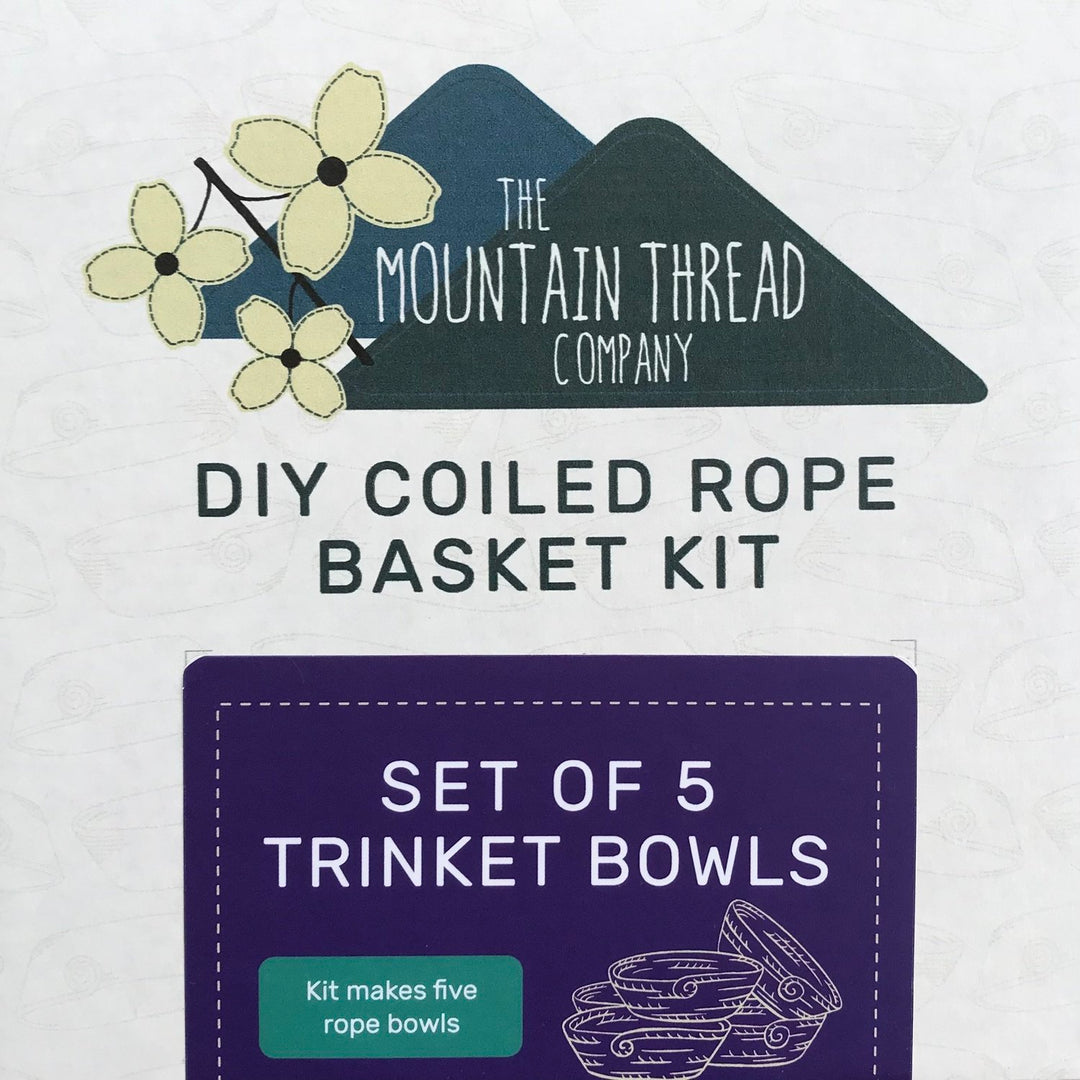 Roped Coil Basket DIY Kit - Trinket Bowls