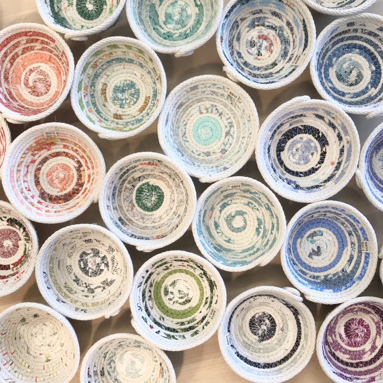 Roped Coil Basket DIY Kit - Trinket Bowls