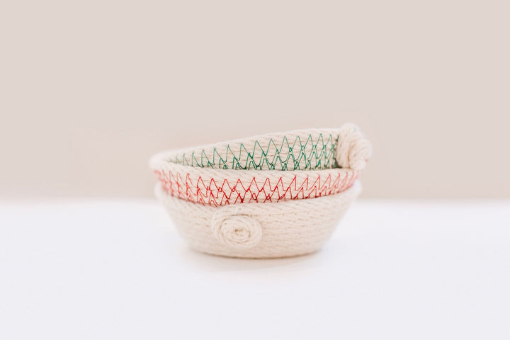 Roped Coil Basket DIY Kit - Trinket Bowls