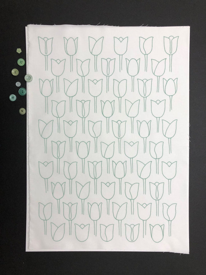 Tulips Embroidery Sampler