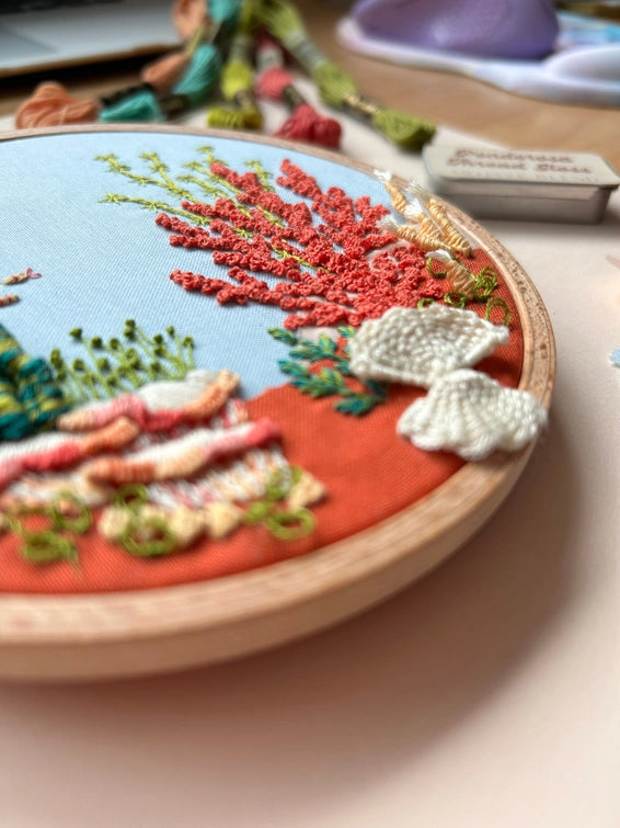 Under the Sea 3D Raised Stitch Embroidery Kit