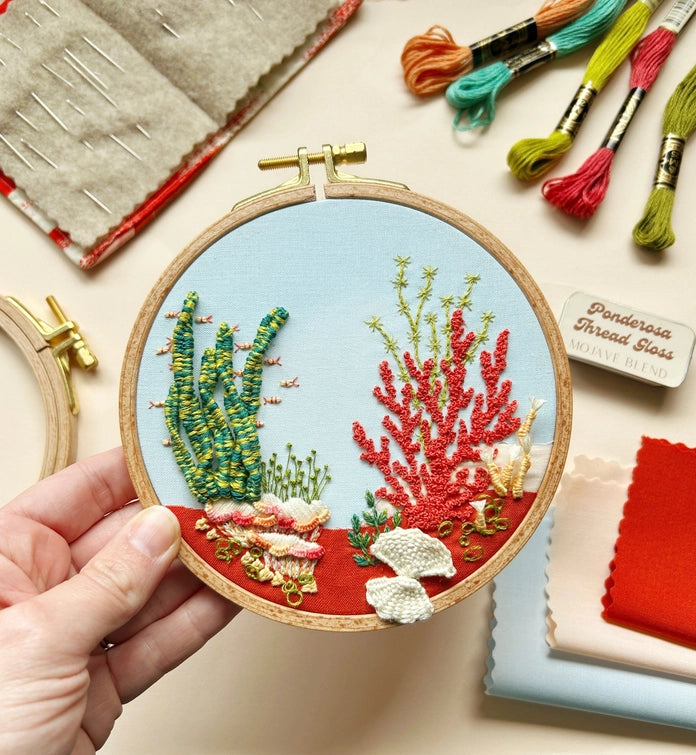 Under the Sea 3D Raised Stitch Embroidery Kit