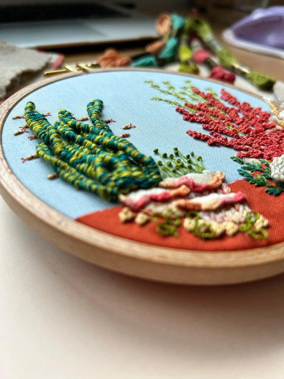 Under the Sea 3D Raised Stitch Embroidery Kit