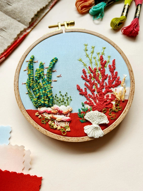 Under the Sea 3D Raised Stitch Embroidery Kit