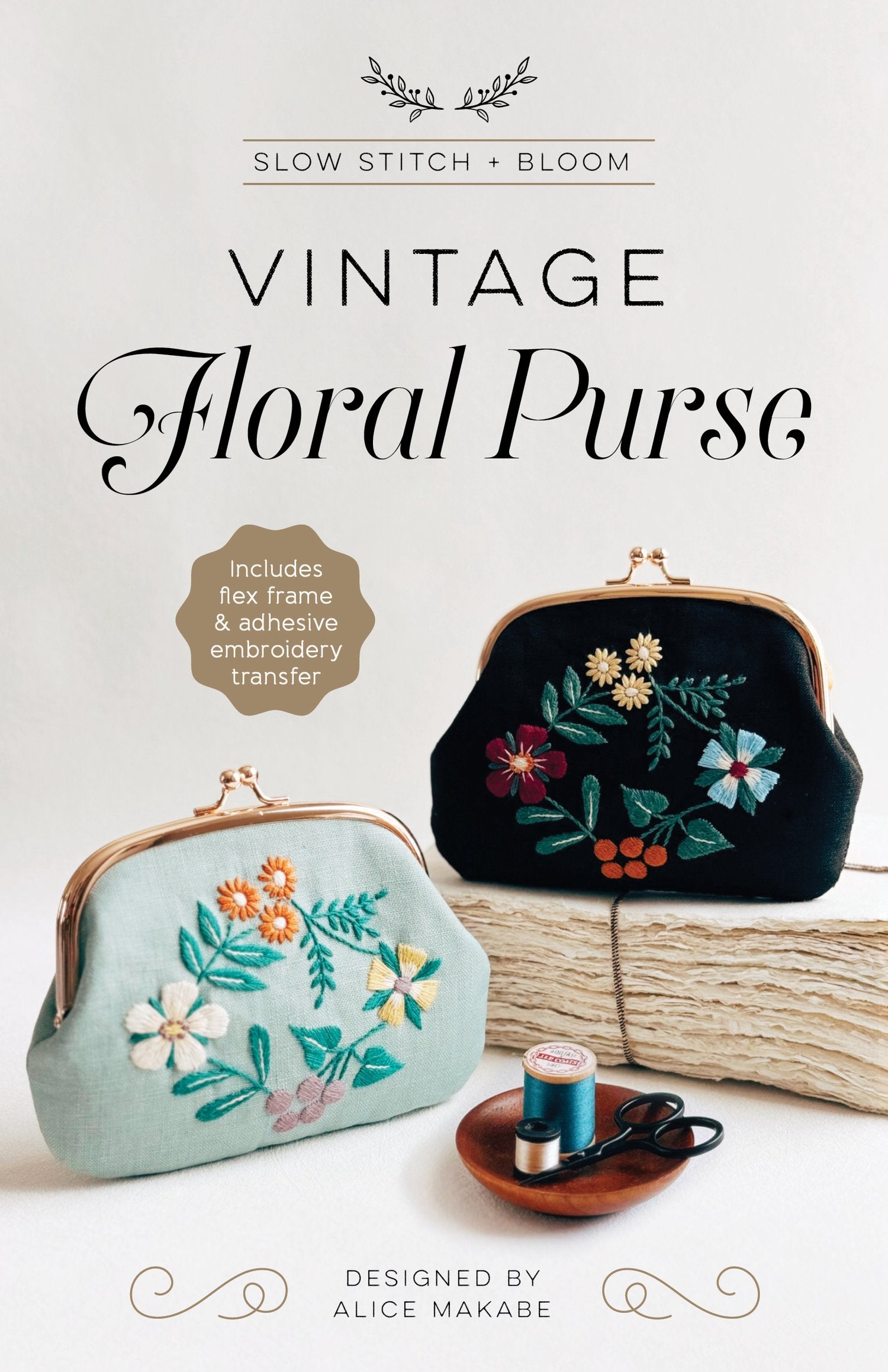 Vintage Floral Purse Pattern & Hardware Kit – Snuggly Monkey