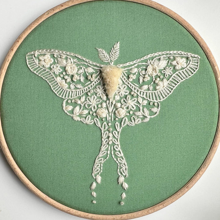 Vintage Moth Embroidery Kit
