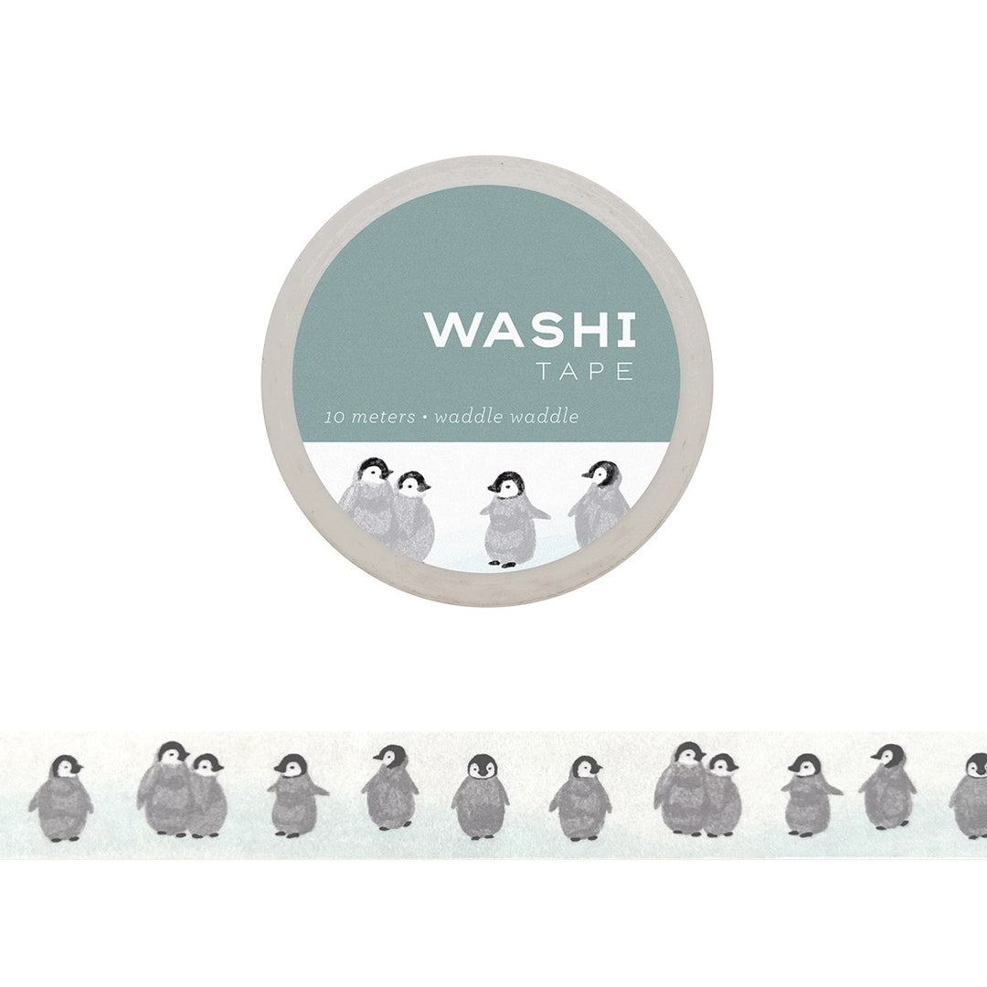 Waddle Waddle Penguins Washi Tape