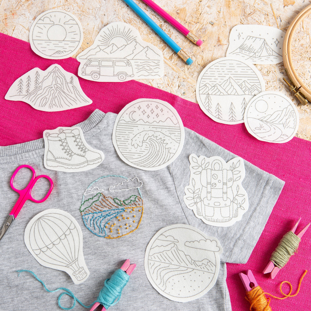 Wander Free Stick & Stitch Embroidery Patterns