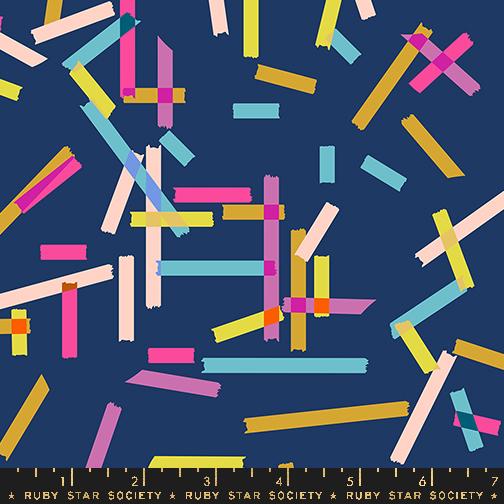 Ruby Star Society Washi Plus - Washi Strips on Navy (RS1100 13)