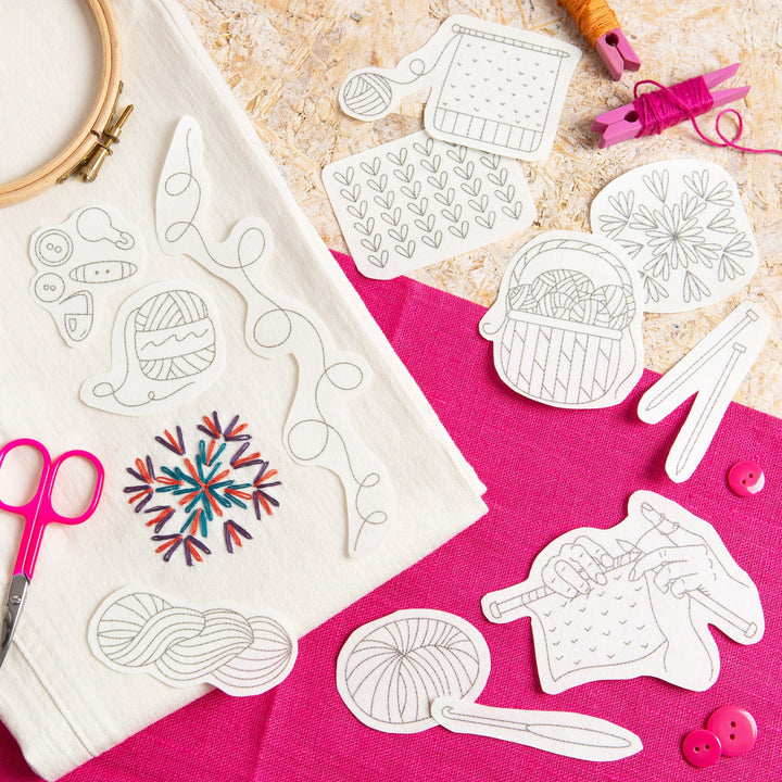 Yarn Stash Stick & Stitch Embroidery Patterns