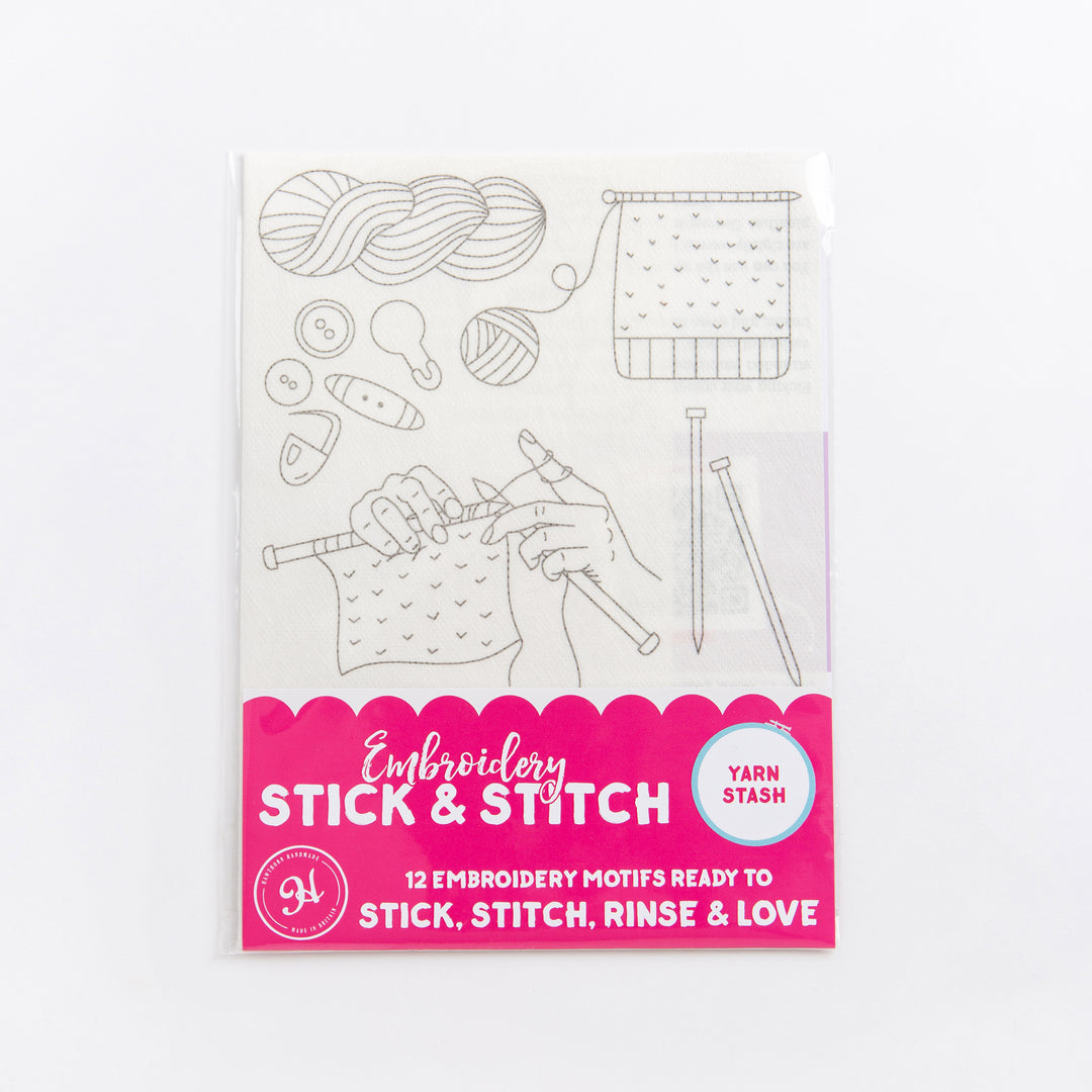 Yarn Stash Stick & Stitch Embroidery Patterns