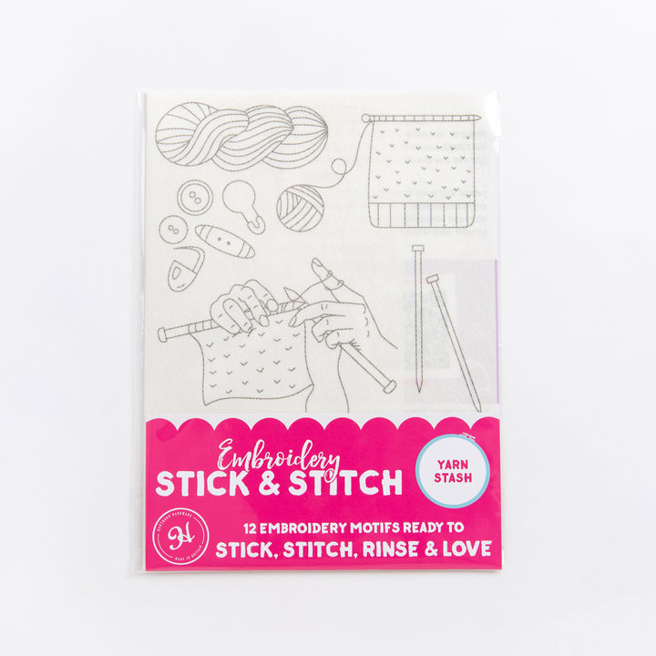 Yarn Stash Stick & Stitch Embroidery Patterns