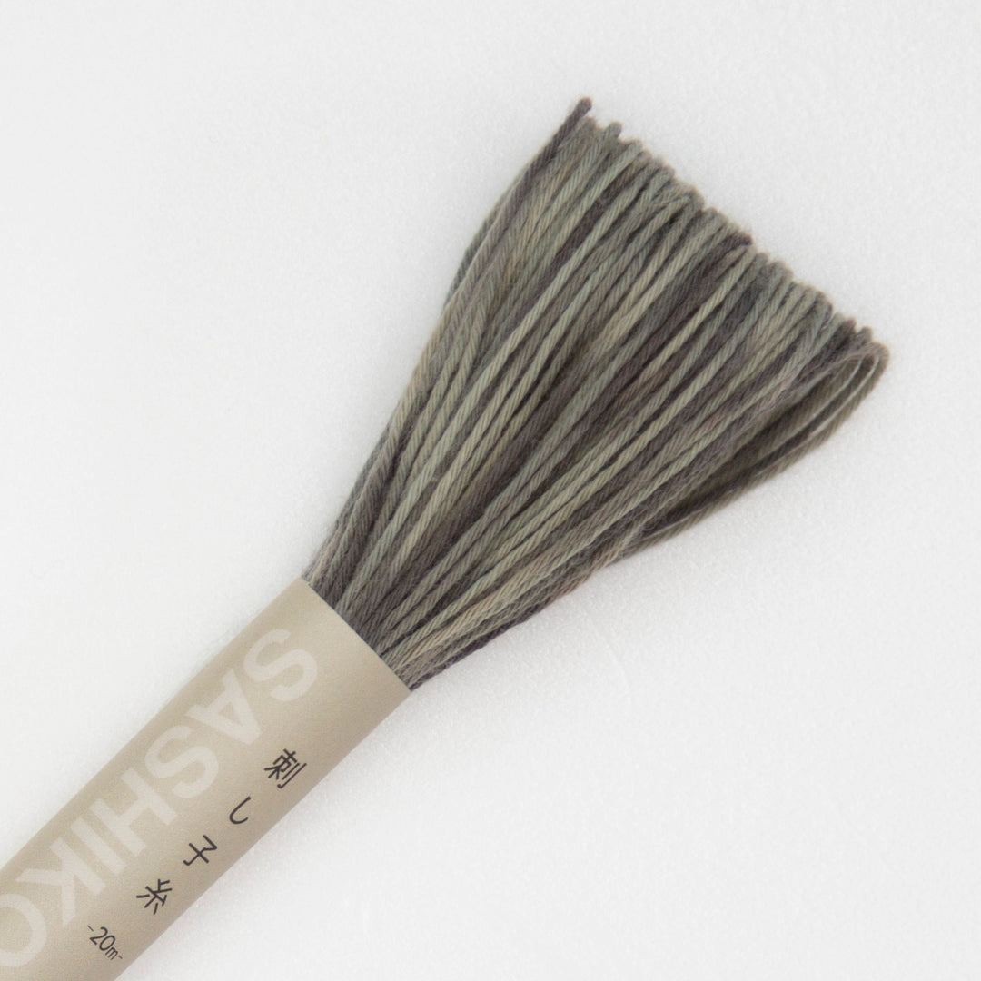 Short Pitch Variegated Sashiko Thread - Grays (#96)