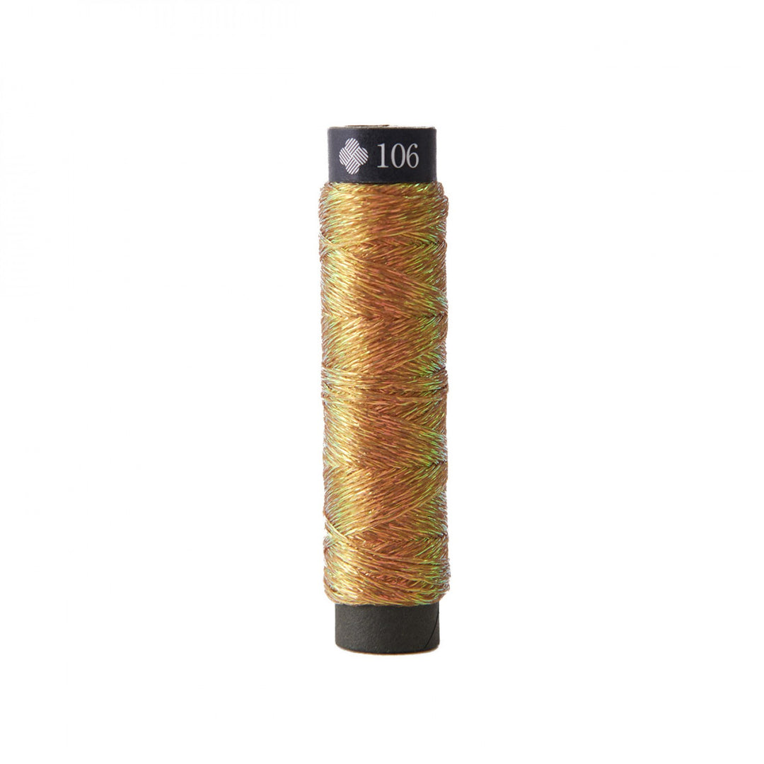 Metallic Embroidery Floss | Cosmo Nishikiito Opali - BEER (106) Floss - Snuggly Monkey