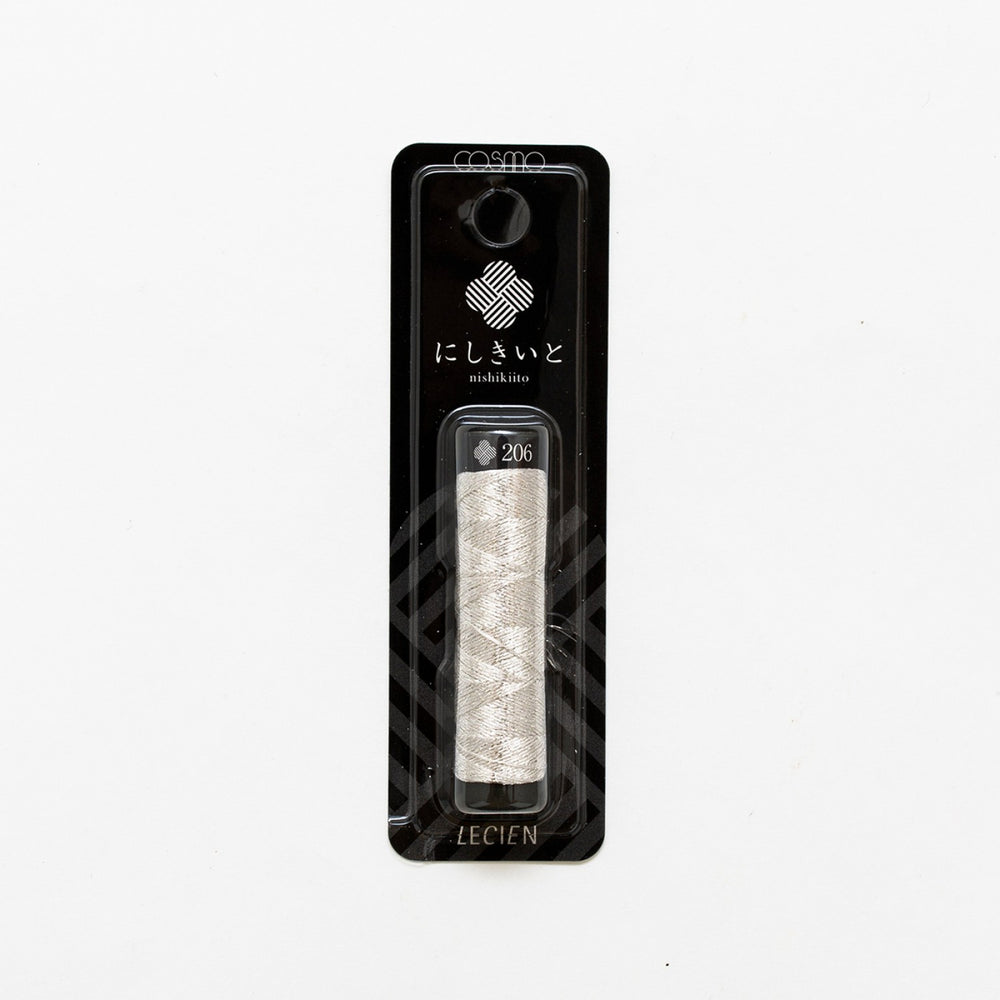 Metallic Embroidery Floss | Cosmo Nishikiito Champagni - SNOWY FIELD (206) Floss - Snuggly Monkey