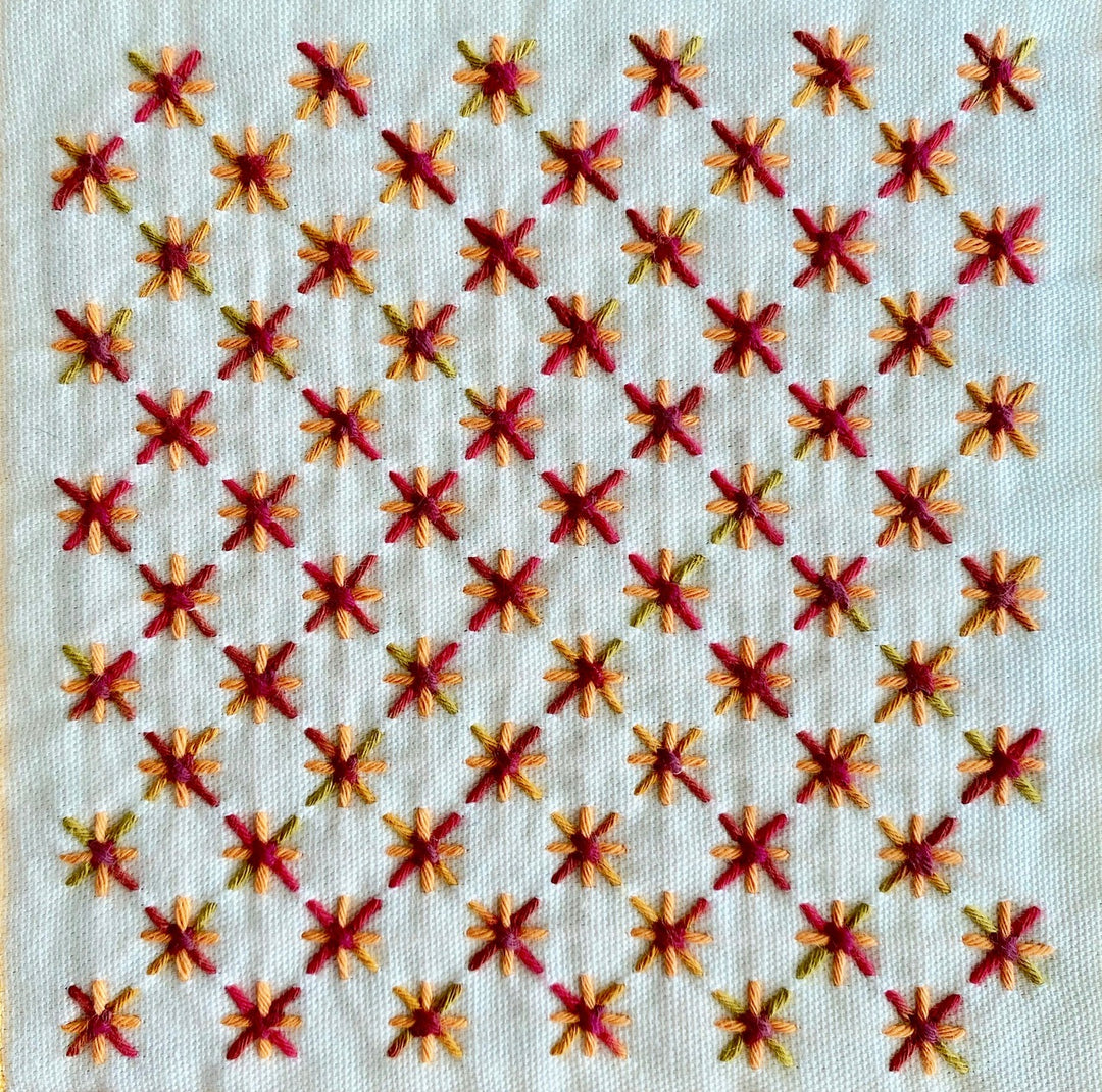 Seven Treasures Pre-Stenciled Sashiko Sampler