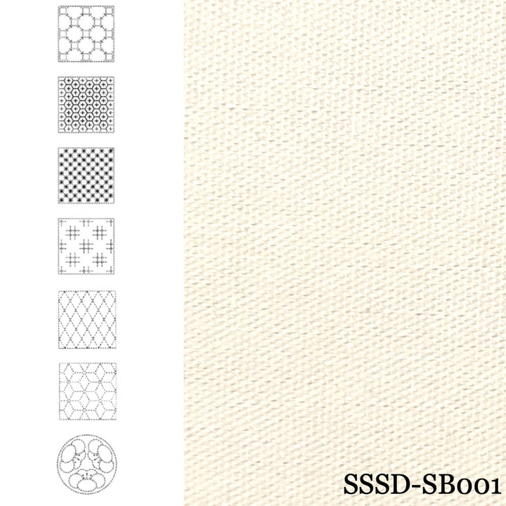 Seven Treasures Pre-Stenciled Sashiko Sampler