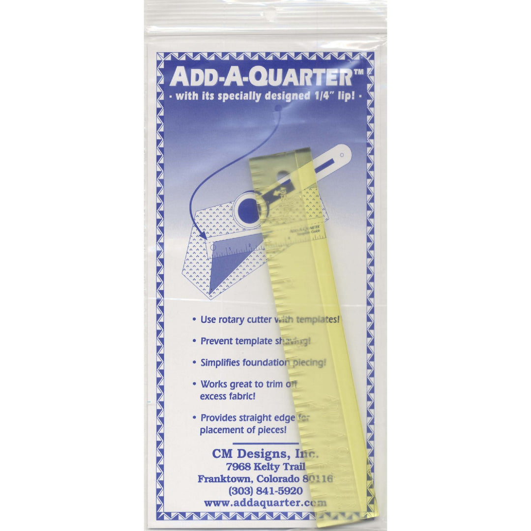 Add-A-Quarter 6 Inch Ruler