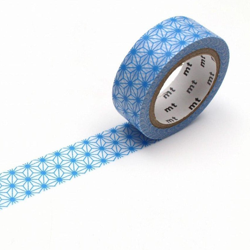 Blue Asa No Ha Japanese Washi Tape