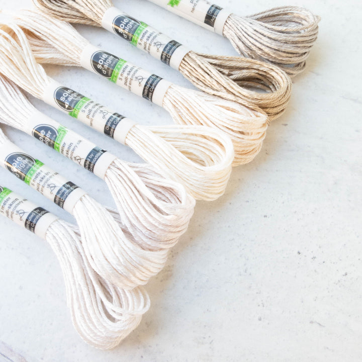 Soie d'Alger Silk Embroidery Thread - Light Neutrals