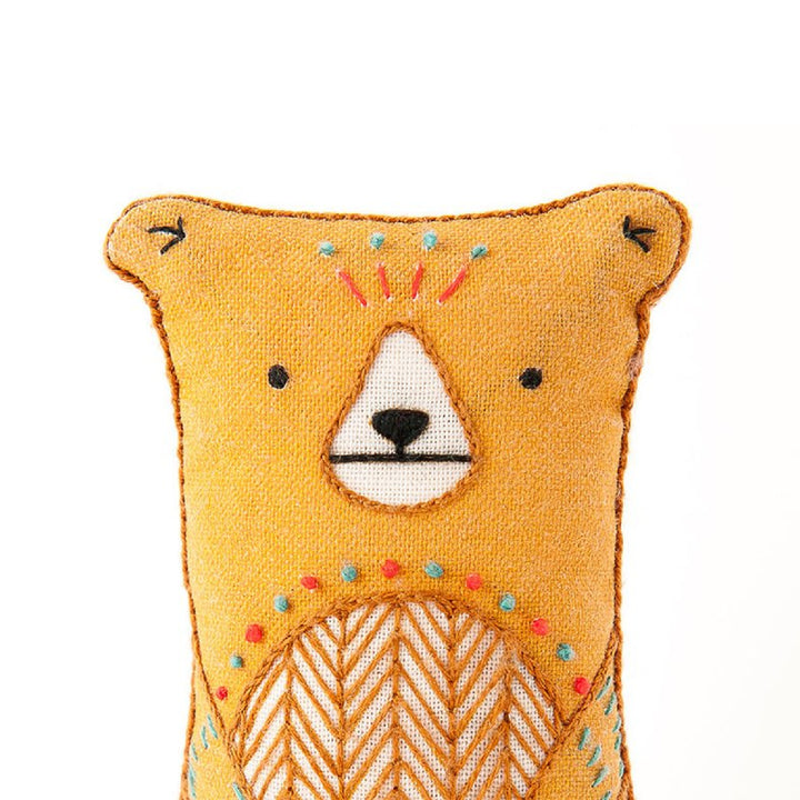 Bear Plushie Embroidery Kit