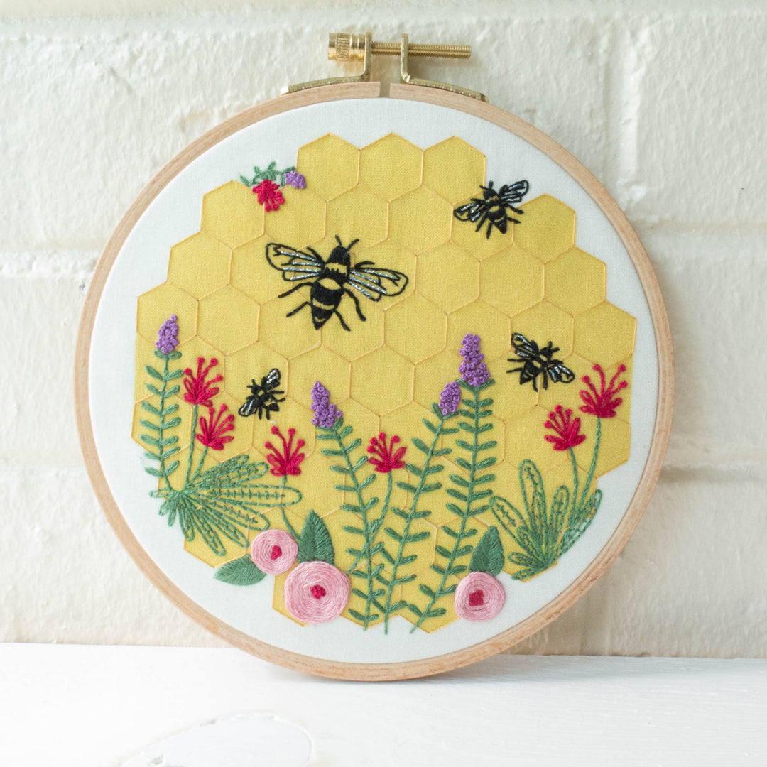 cozyblue Embroidery Kit :: Bee Lovely Patterns - Snuggly Monkey
