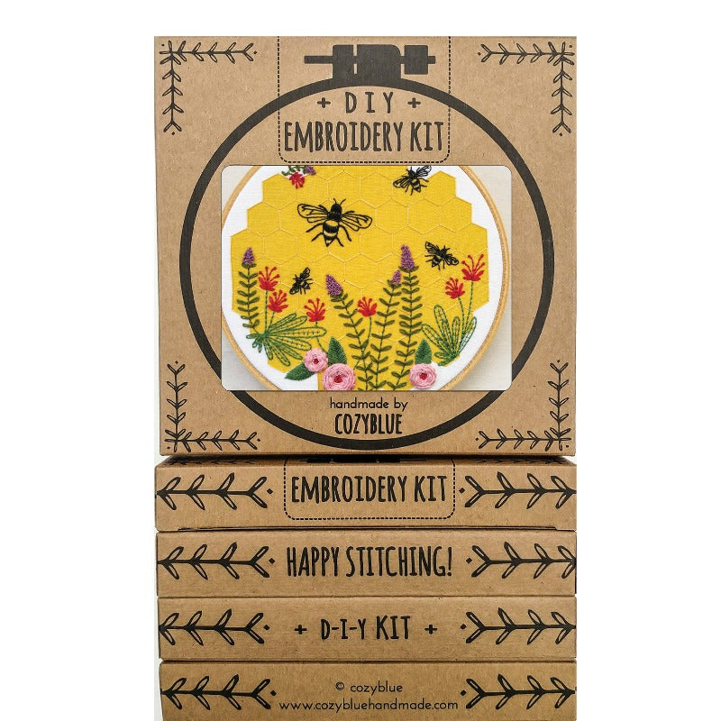 cozyblue Embroidery Kit :: Bee Lovely Patterns - Snuggly Monkey