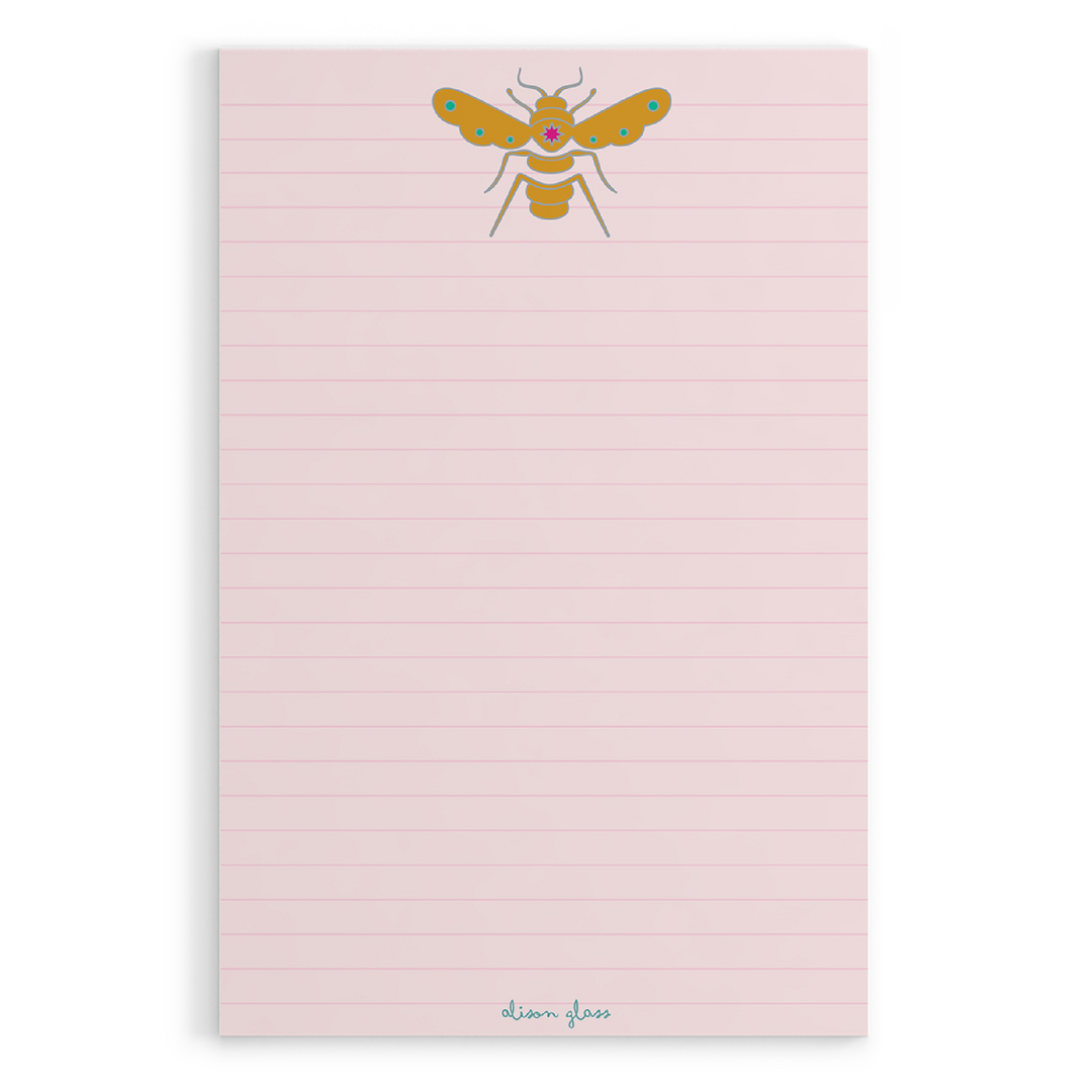Bee Lined Note Pad