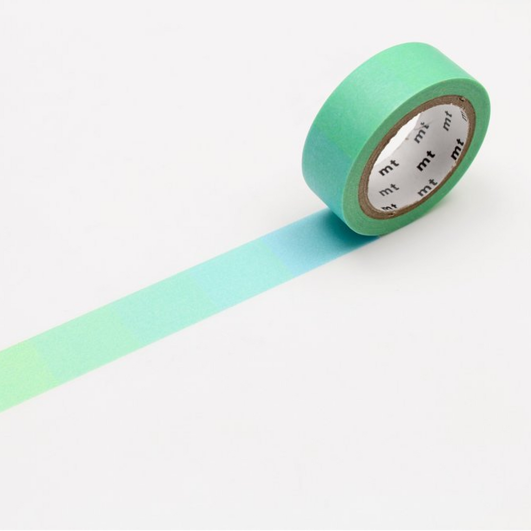 mt Washi Tape - Blue Yellow Gradient