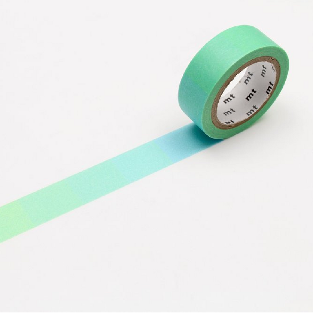 Blue Yellow Gradient Japanese Washi Tape