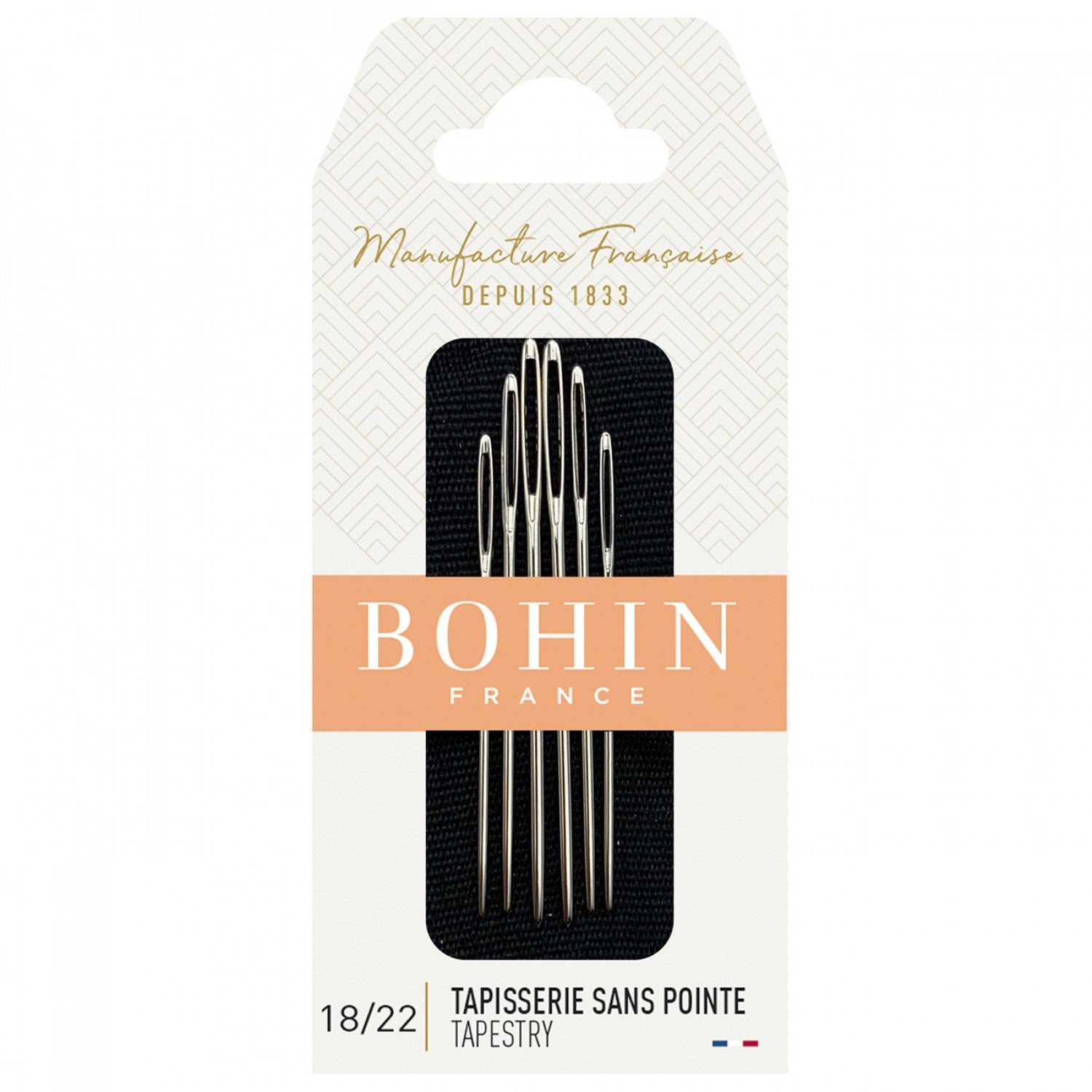 Bohin Chenille Hand Needles - Size 18 - 6/Pack