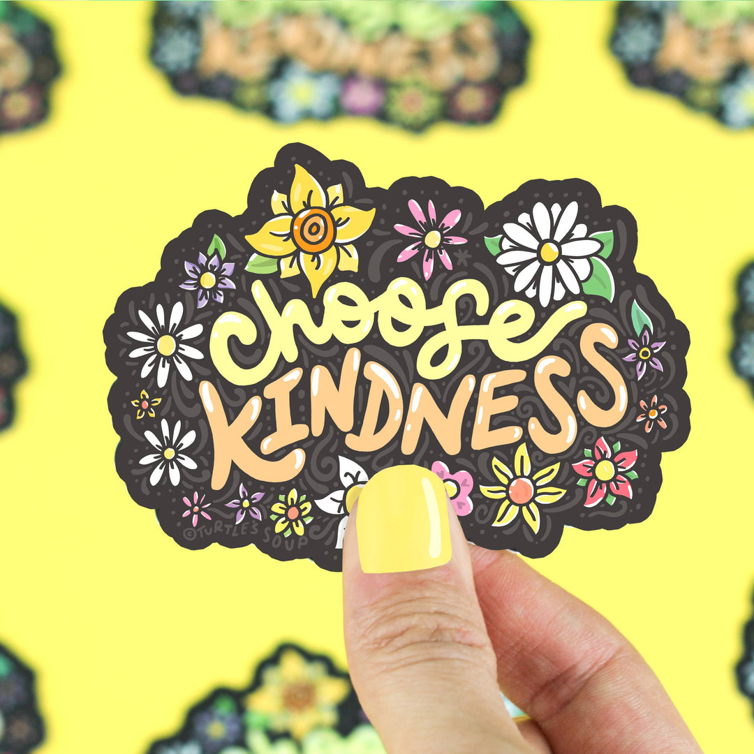 Turtle Soup Vinyl Sticker - Choose Kindness