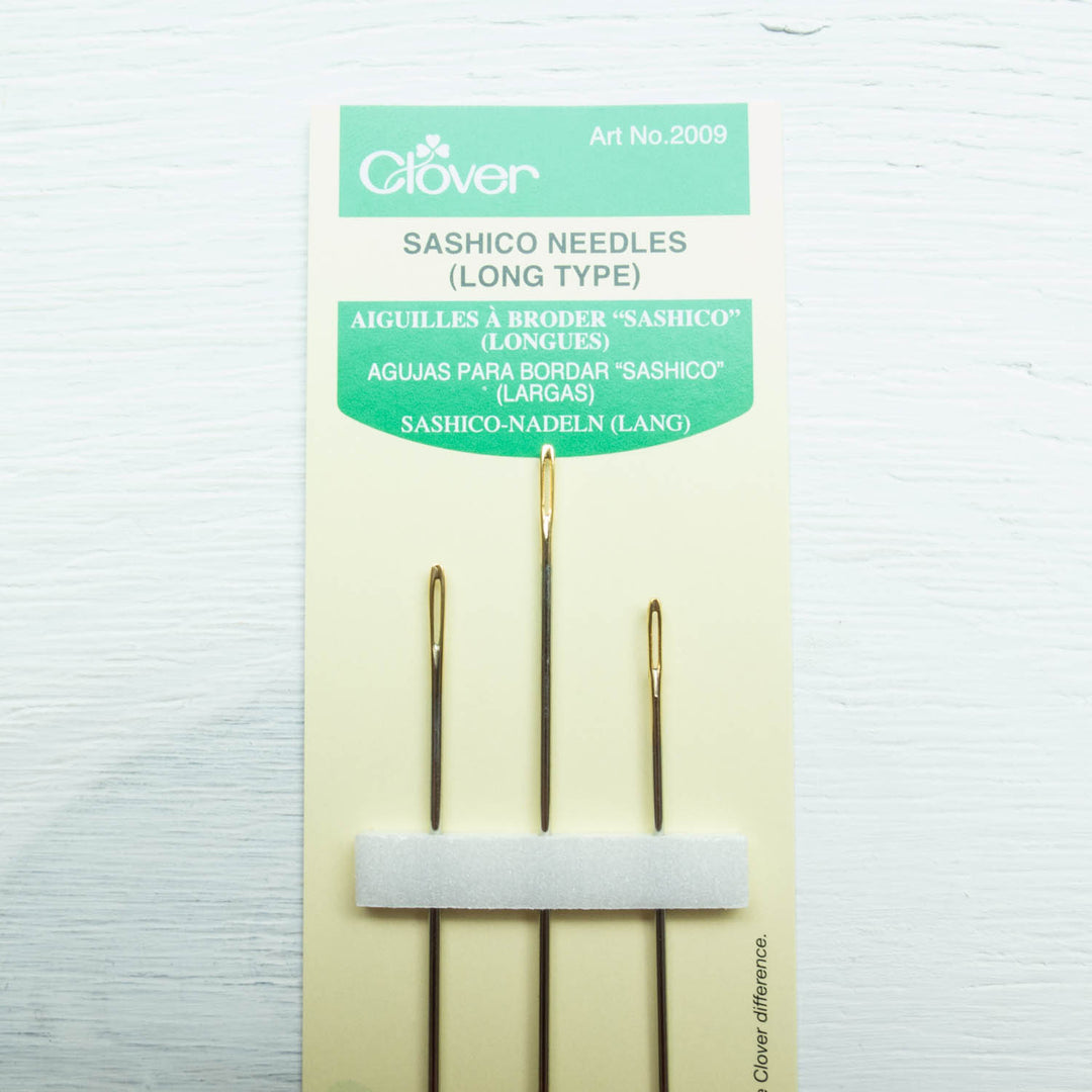 Clover Sashiko Needles (Long Sizes) Needles - Snuggly Monkey