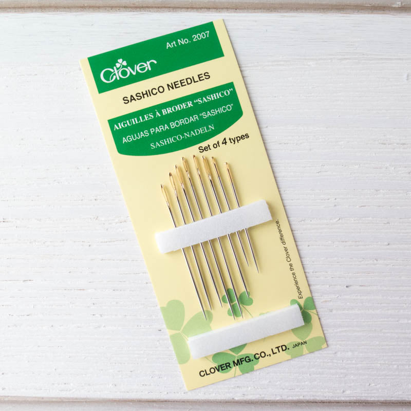 Clover Sashiko Needles (Assorted Sizes) Needles - Snuggly Monkey