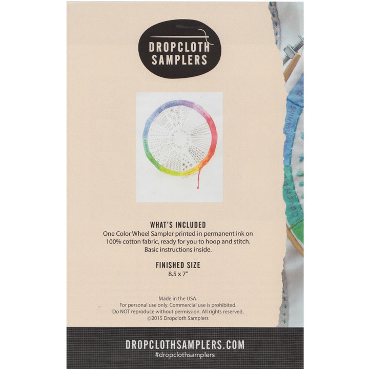 Dropcloth Embroidery Samplers :: Color Wheel Patterns - Snuggly Monkey