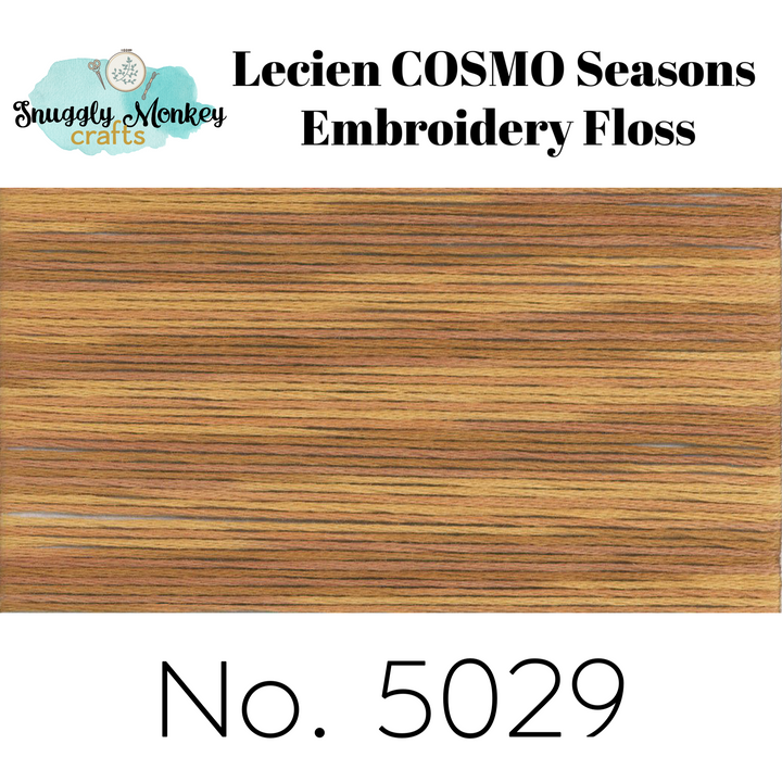 COSMO Seasons Variegated Embroidery Floss - 5026, 5027, 5028, 5029, 5030 Floss - Snuggly Monkey