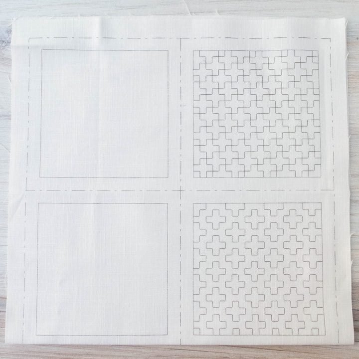 Lecien Cosmo Sashiko Coasters - Hitomezashi White (98903)