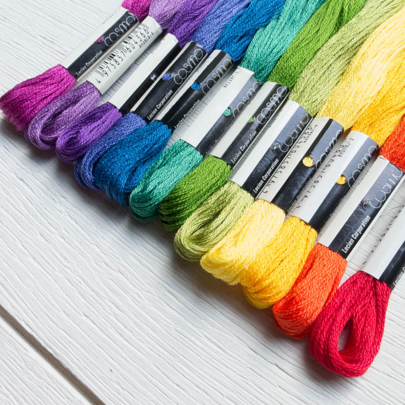 Cosmo Embroidery Floss Set :: Color Wheel Floss - Snuggly Monkey