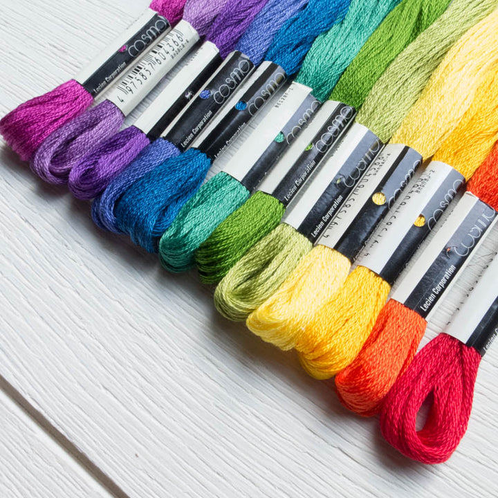 Cosmo Embroidery Floss Set :: Color Wheel Floss - Snuggly Monkey