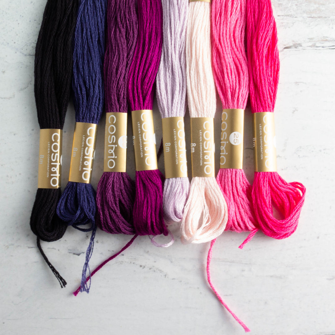 Cosmo Embroidery Floss Set :: Midnight Dahlia