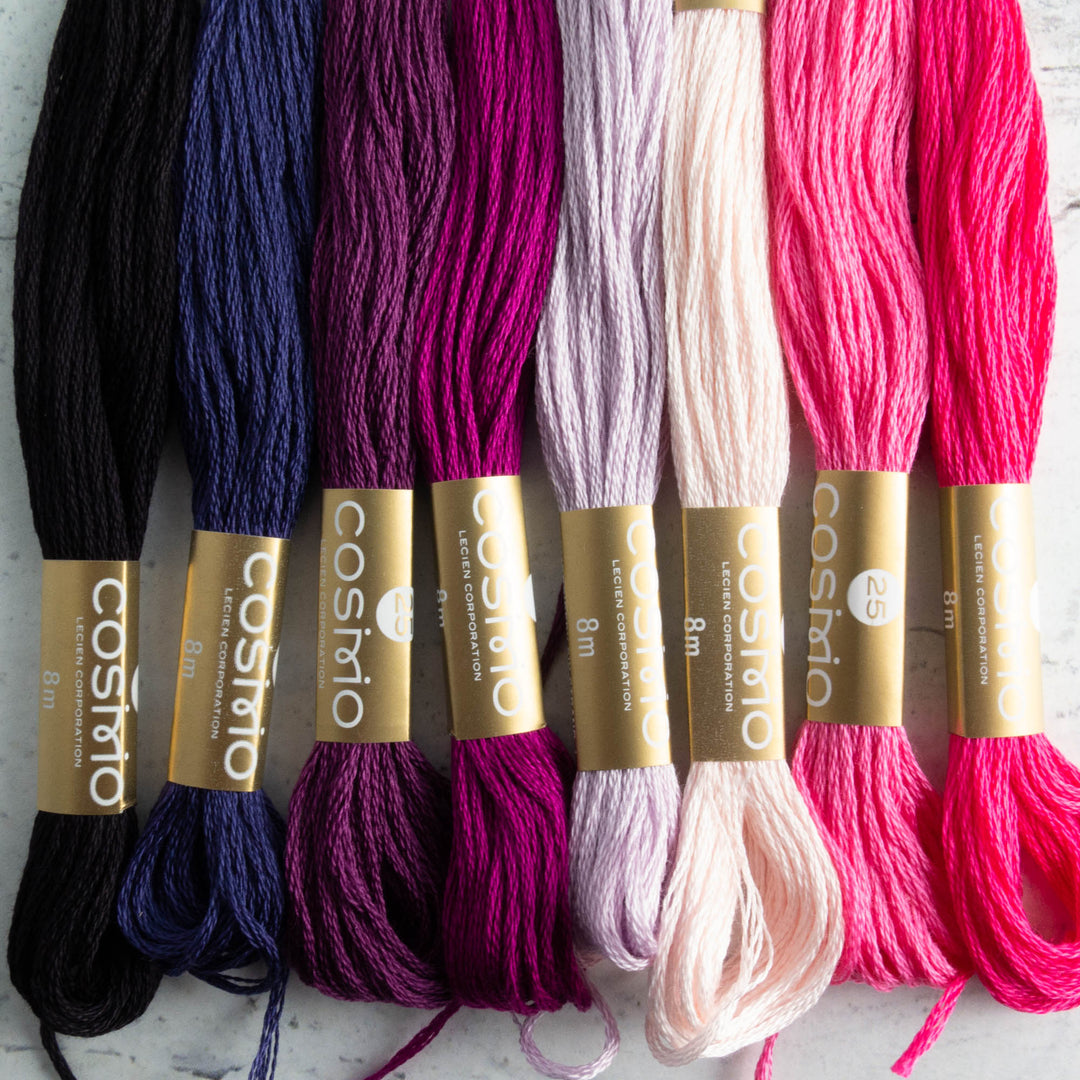 Cosmo Embroidery Floss Set :: Midnight Dahlia