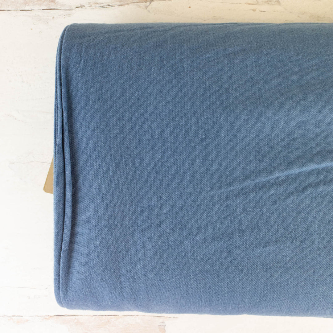 Cotton Linen Blend Canvas - Deep Sky Blue (CLC68)