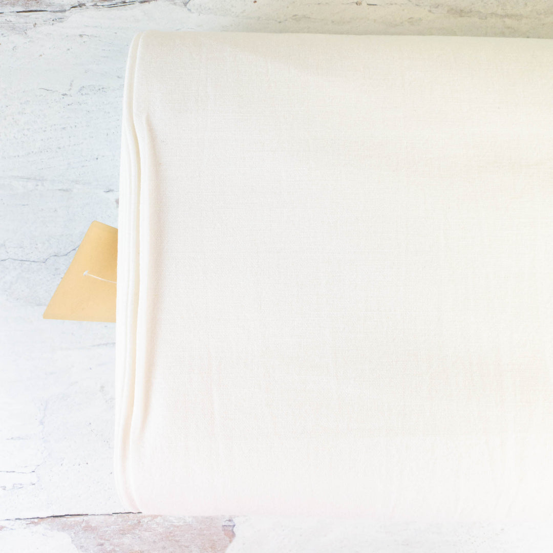 Cotton Linen Blend Canvas - White (CLCOW)